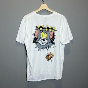 Tom and Jerry White T-Shirt